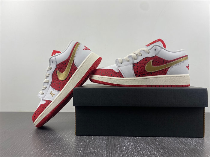 AIR JORDAN 1 LOW SE GS 'SPADES' DJ5186-100