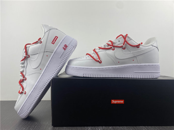 Nike Air Force 1 Low Supreme White CU9225 100