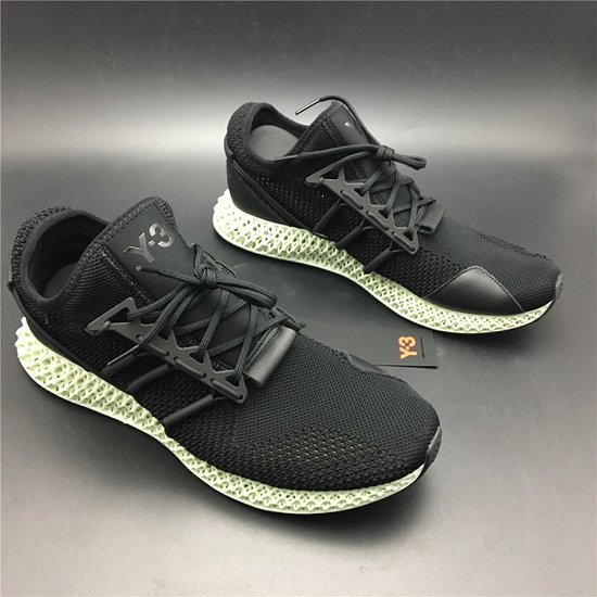 Adidas Black Y-3 Runner 4D Futurecraft