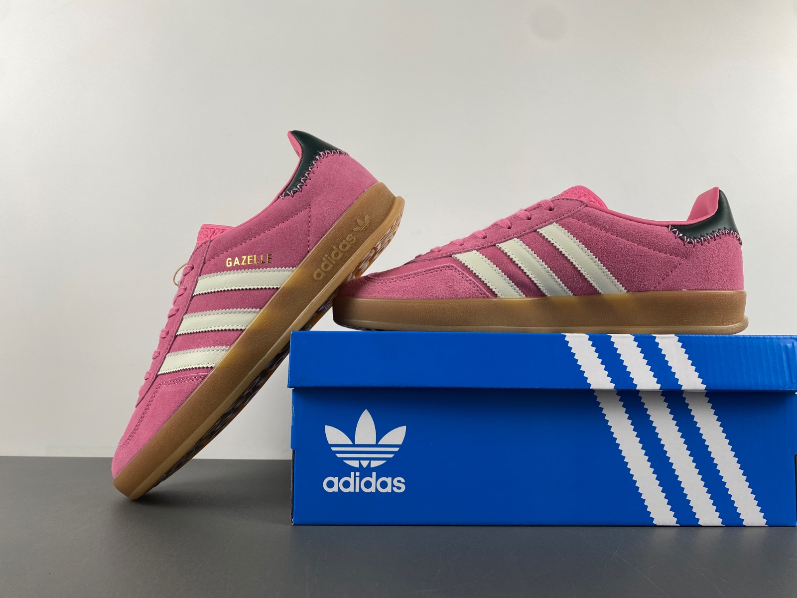 adidas Gazelle Indoor Rose Tone/Collegiate Green JI2014
