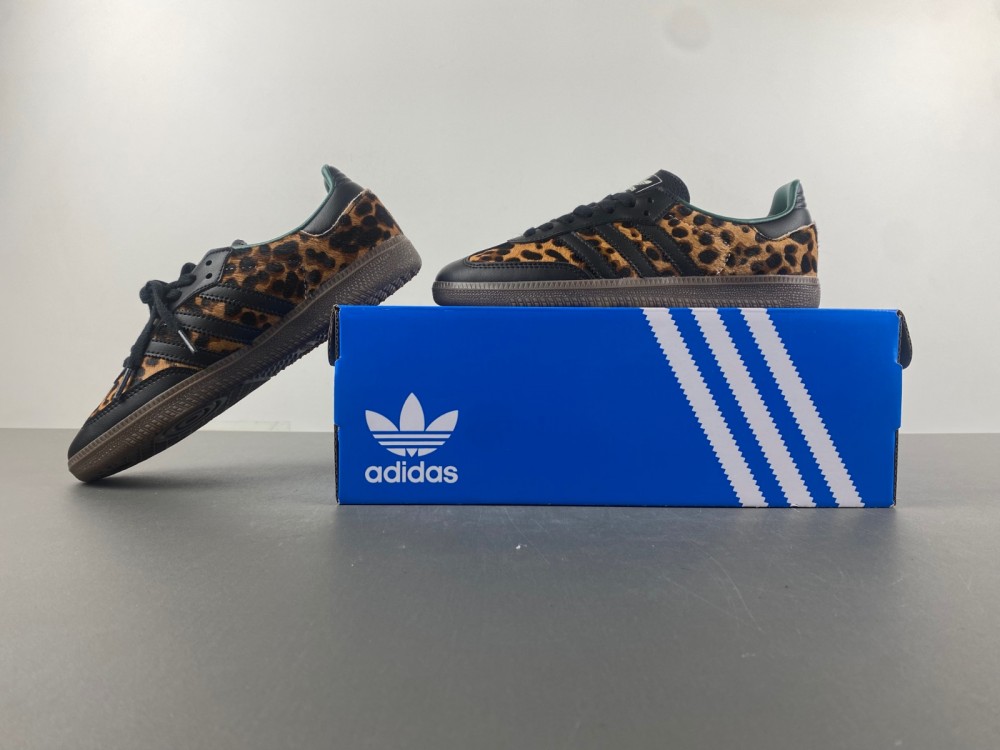 adidas Samba OG Leopard Collegiate Green JI2735