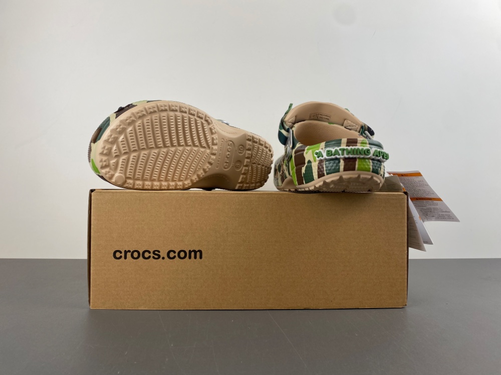 BAPE x Crocs Classic Clog 'ABC Camo - Green'  209627-212