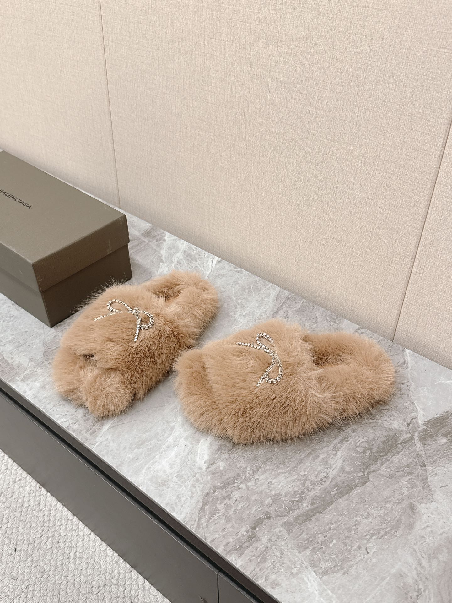 Balenciaga cotton slippers