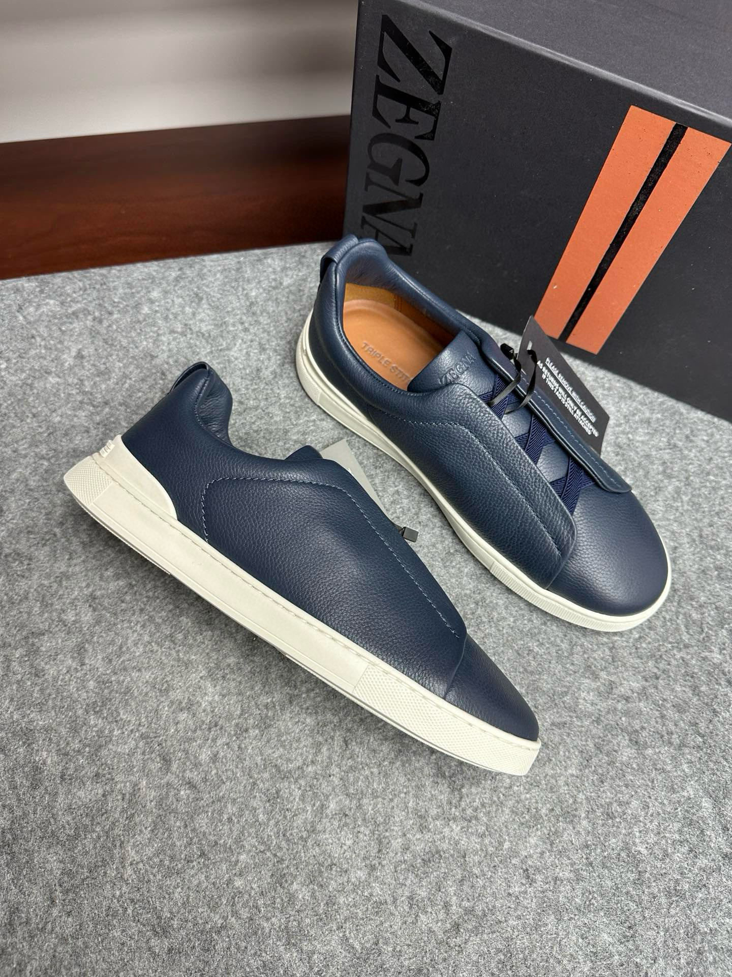 ZEGNA 25ss TripleStit Men's casual shoes