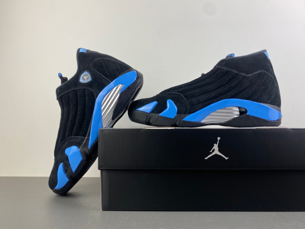 Air Jordan 14 “Black/University Blue  487471-002