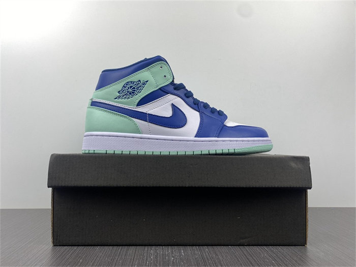 Jordan 1 Mid Mystic Navy Mint Foam 554724-413