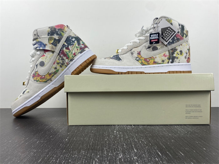 nike sb dunk high Sup*e rammellzee fd8779-100