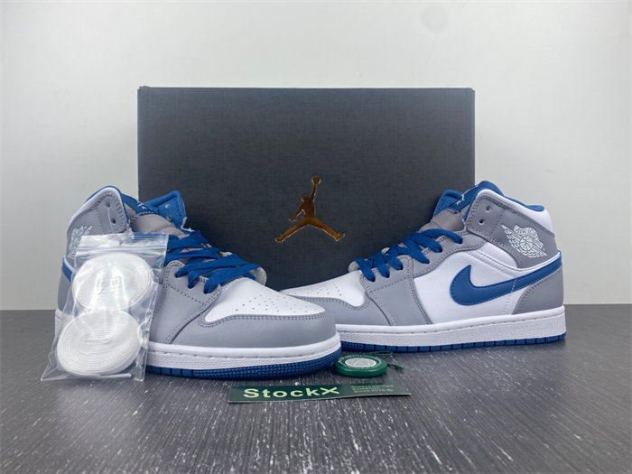 Jordan 1 Mid True Blue Cement DO8423-014