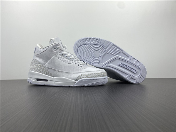 Jordan 3 Retro Pure White 2018 (PS) 429487-111