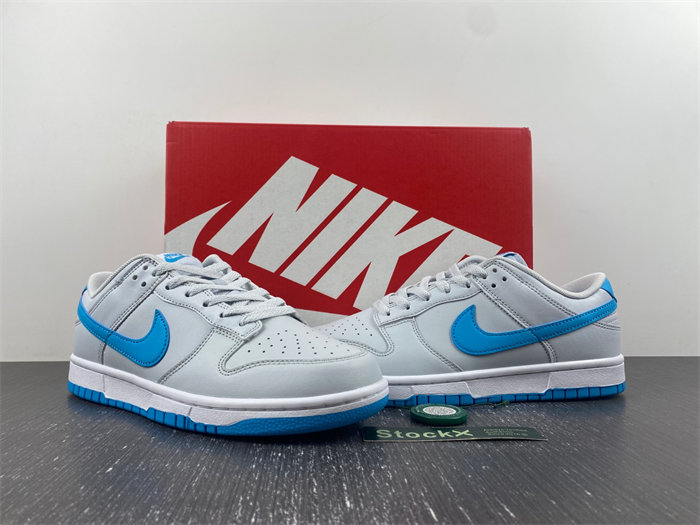 Nike Dunk Low Retro Pure Platinum Blue Lightning DV0831-001