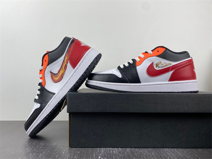 Air Jordan 1 Low GS “Flaming Swoosh” FJ7222-101