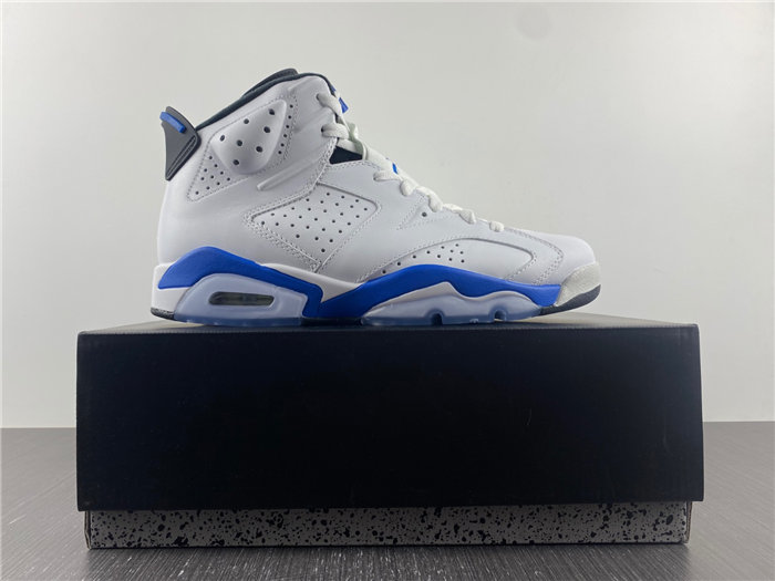 Jordan 6 White blue sn999