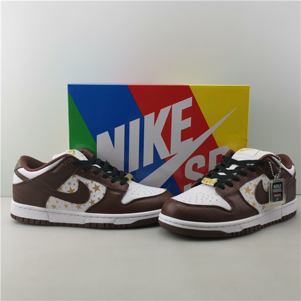 Sup*e x nike sb dunk low brown dh3228-103