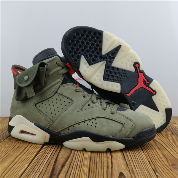 AIR JORDAN 6 TRAVIS SCOTT MEDIUM OLIVE CN1084-200