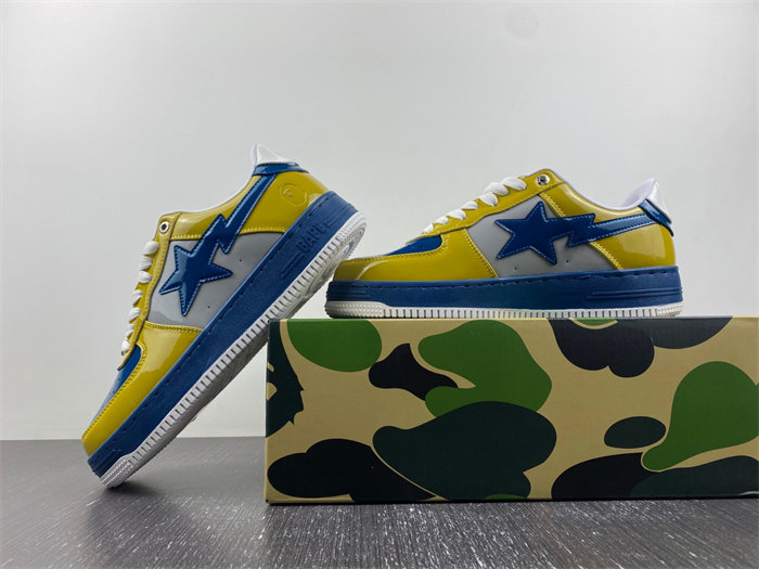 A Bathing Ape Bape Sta Nostalgic Blue Yellow 1I80191006