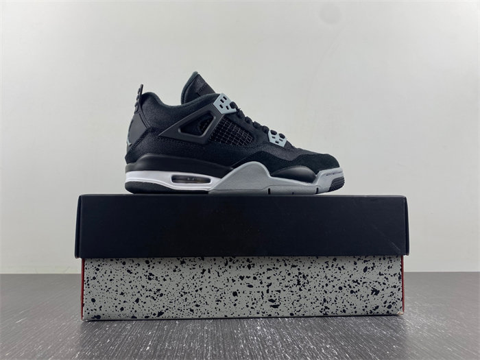 Jordan 4 Retro Black Canvas DV0553-006