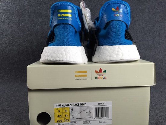 2nd x pharrell x Ad*s nmd human race blue