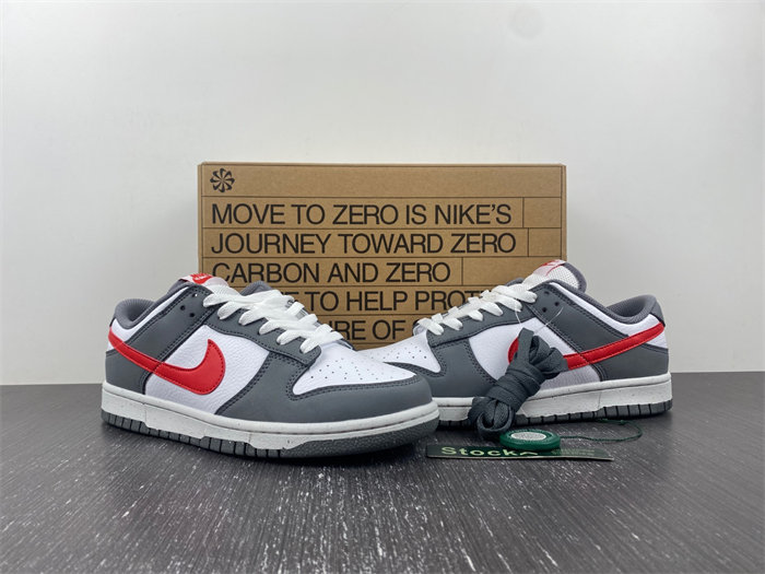 Nike Dunk Low Next Nature Smoke Grey Light Crimson  FB8038-001