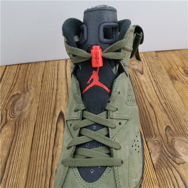 AIR JORDAN 6 TRAVIS SCOTT MEDIUM OLIVE CN1084-200