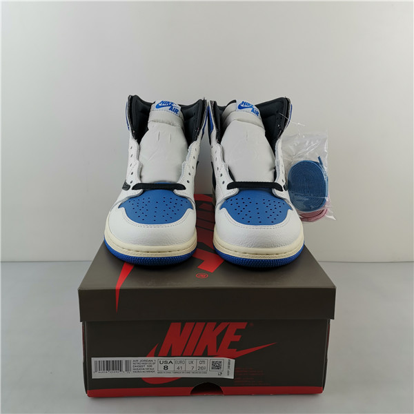 TRAVIS SCOTT X FRAGMENT X AIR JORDAN 1 BLUE WHITE DH3227-105