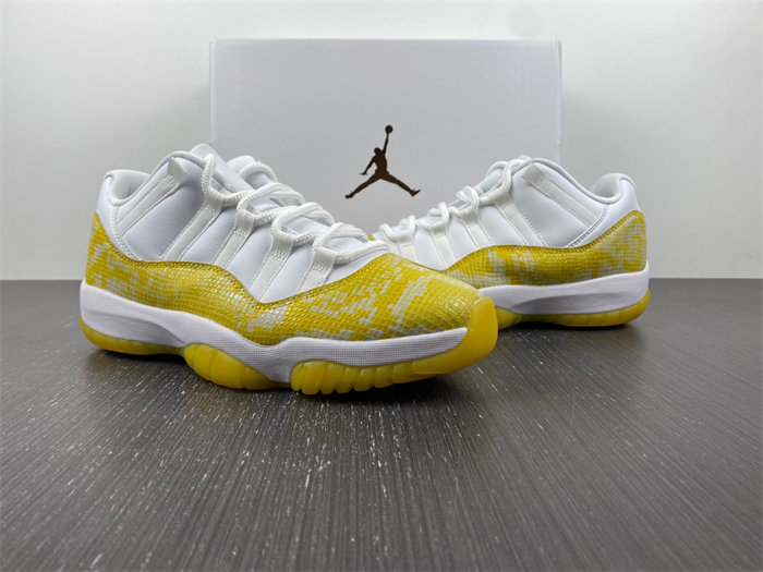 Air Jordan 11 Low WMNS “Yellow Snakeskin” AH7860-107