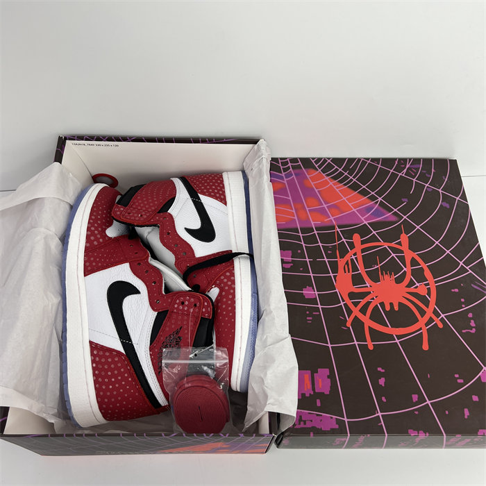 Jordan 1 Retro High Spider-Man Origin Story 555088-602