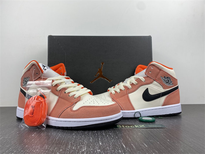 Jordan 1 Mid SE Orange Suede DV1336-800