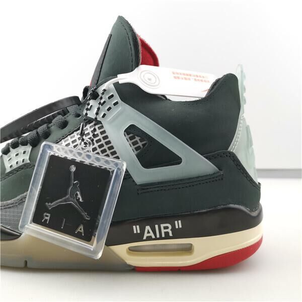 OFF-WHITE x Air Jordan 4 “Bred” CV9388 001