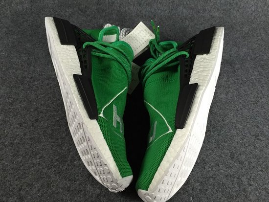 pharrell x Ad*s nmd human race green