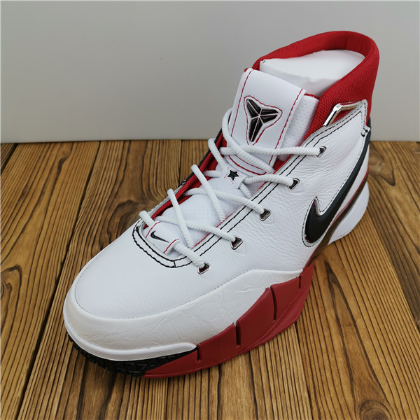 Kobe 1 Protro White Black Red AQ2728-102