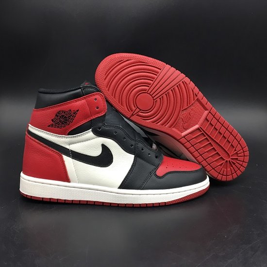 GOAT Air Jordan 1 Bred Toe