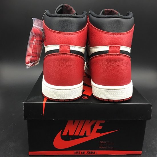 GOAT Air Jordan 1 Bred Toe