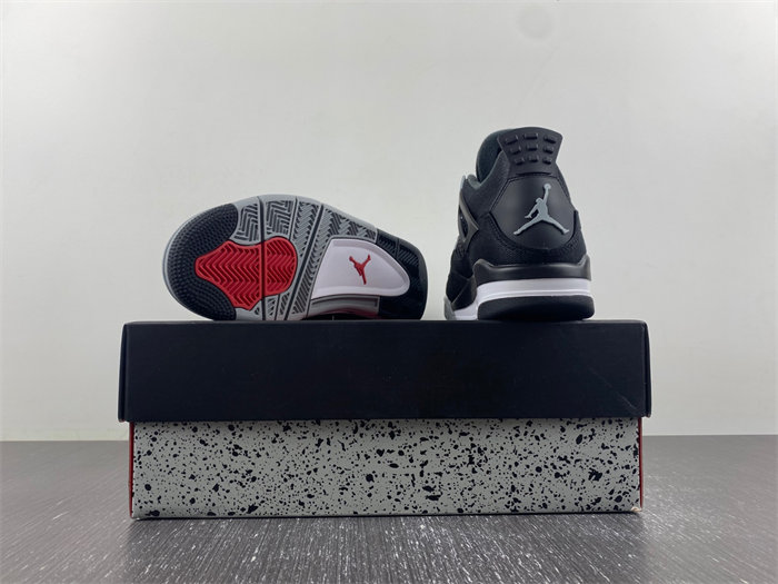 Jordan 4 Retro Black Canvas DV0553-006