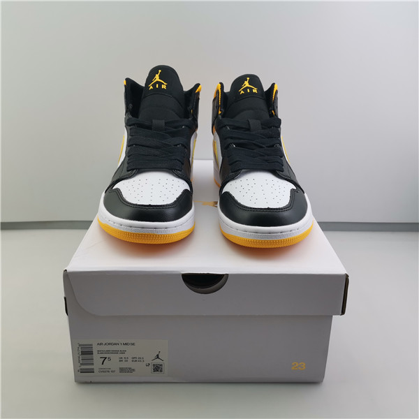 AIR JORDAN 1 MID LASER ORANGE BLACK CV5276-107