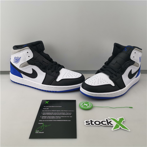 AIR JORDAN 1 MID SE ''ROYAL BLACK TOE'' 852542-102