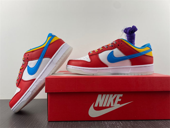 Nike Dunk Low QS LeBron James Fruity Pebbles DH8009-600