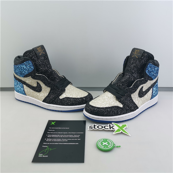 AIR JORDAN 1 X FRAGMENT DESIGN “GLITTER” CK5566-400