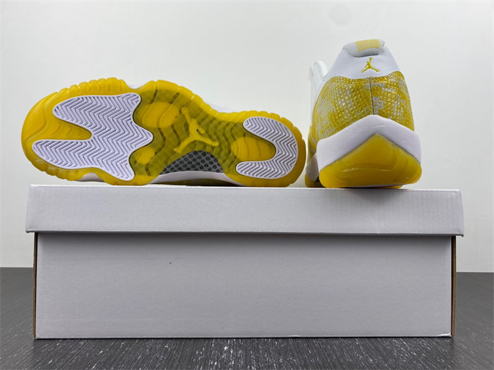 Air Jordan 11 Low WMNS “Yellow Snakeskin” AH7860-107