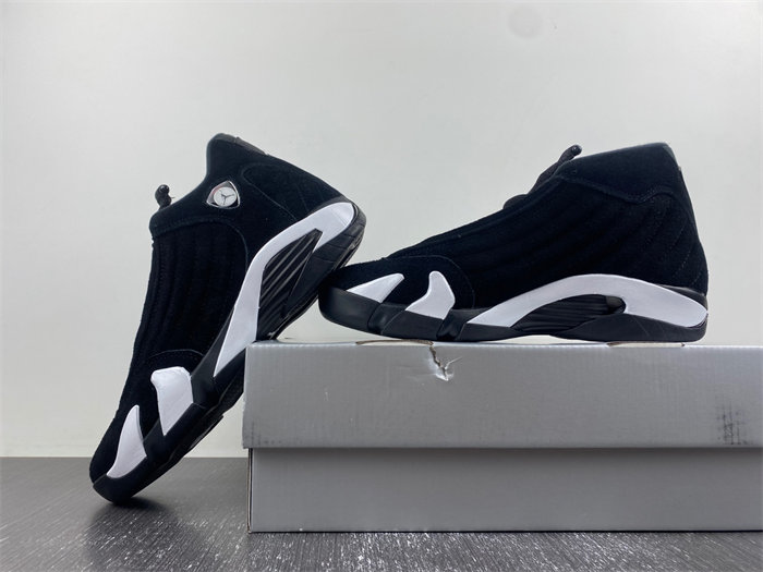 Jordan 14 Retro Black White 487471-016