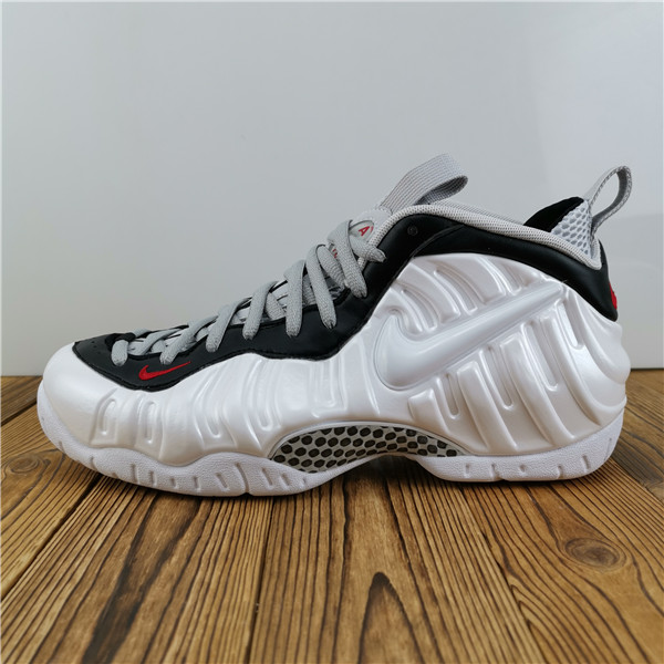 NIKE AIR FOAMPOSITE PRO WHITE BLACK UNIVERSITY RED 624041-103