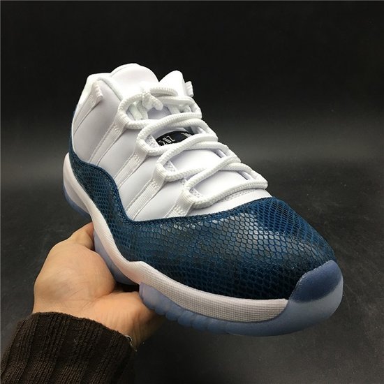 Air Jordan 11 Low “Navy Blue Snakeskin