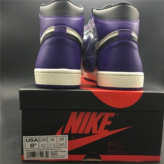 AIR JORDAN 1 COURT PURPLE 555088-501