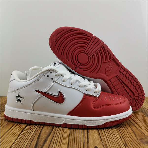 nike sb dunk low Sup*e jewelswoosh red ck3480-600.