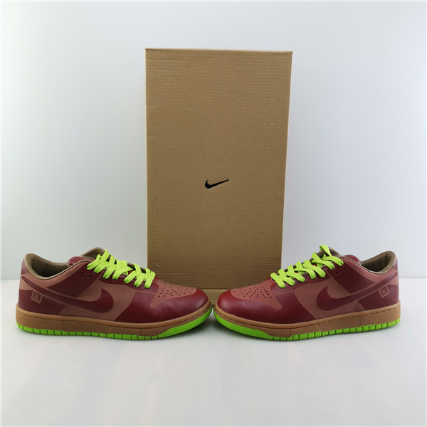 Nike Dunk Low 1-Piece Laser Varsity Red Chartreuse  311611-661