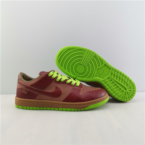 Nike Dunk Low 1-Piece Laser Varsity Red Chartreuse  311611-661