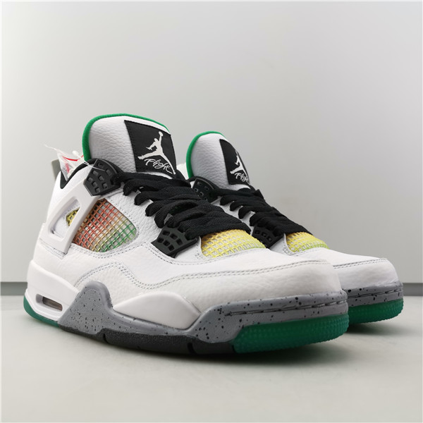 Jordan 4 Retro Lucid Green Rasta AQ9129-100