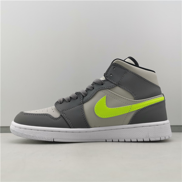 AIR JORDAN 1 MID GUNSMOKE VOLT 554724-072