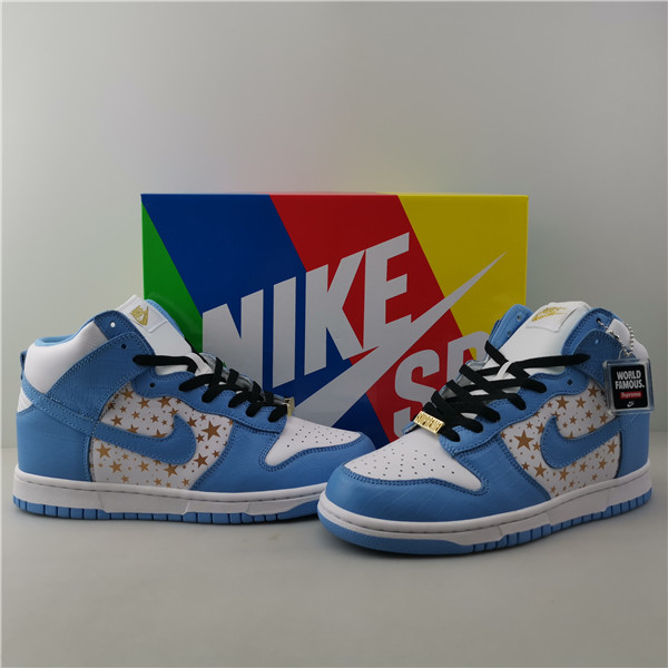 Sup*e x nike dunk high pro sb blue 307385-141