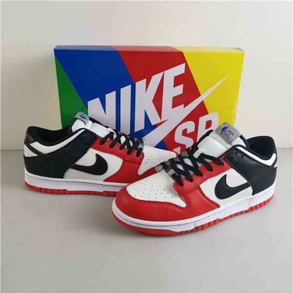 Nike Dunk Low EMB NBA Diamond Anniversary Chicago DD3363-100