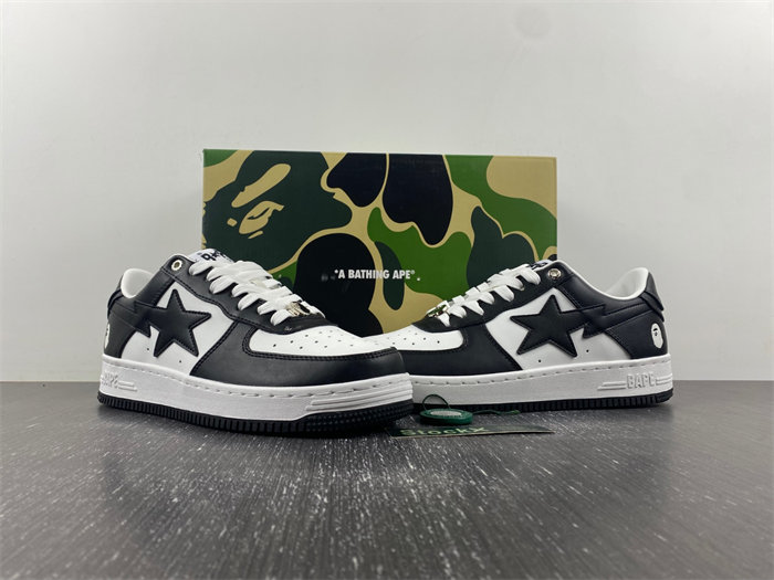 A Bathing Ape Bape Sta Black Calf Hair 1J80-191-050 BLK